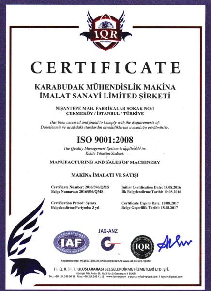 ISO 9001:2008